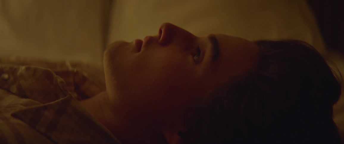 A man lays and rests
