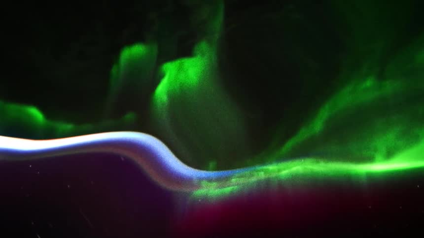Abstract footage of laser lights moving