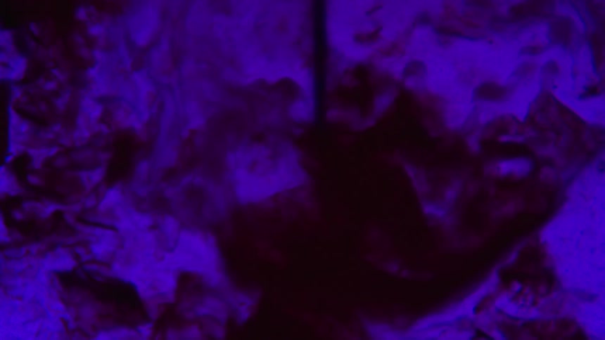 Flowing purple and black liquid