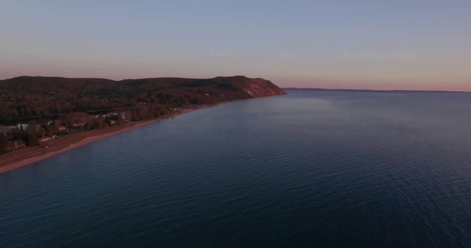 A coast as seen at dawn