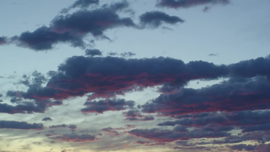 Clouds in the blue sky