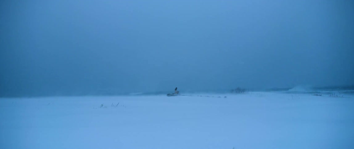 A blizzard with high winds hits the New England coast