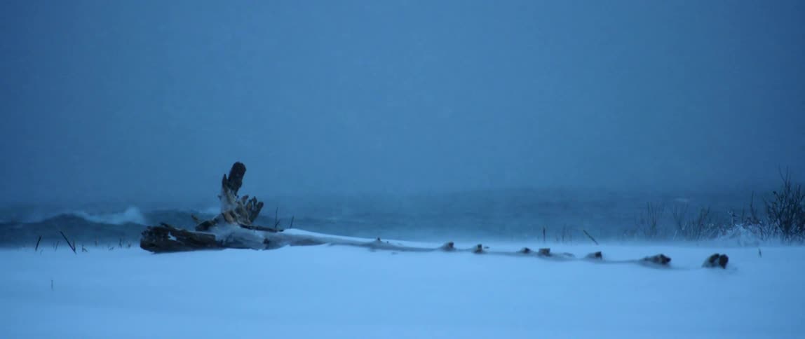 A rough winter storm batters the coast of Maine