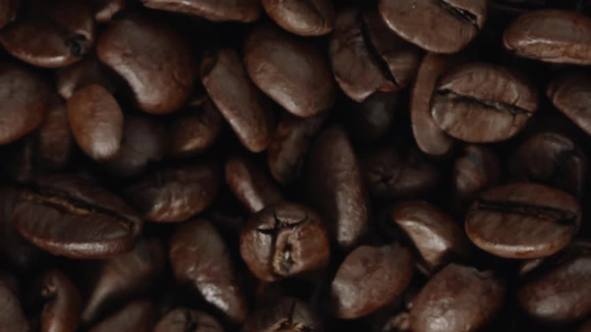 The beans are stirring together