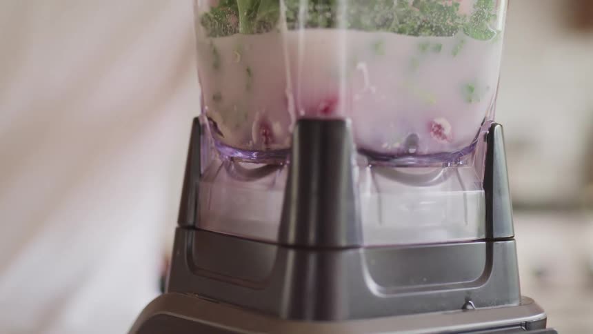Blender jar is attached to the blender base