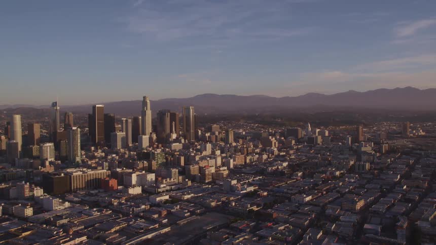Skyscrapers and buildings in a city skyline