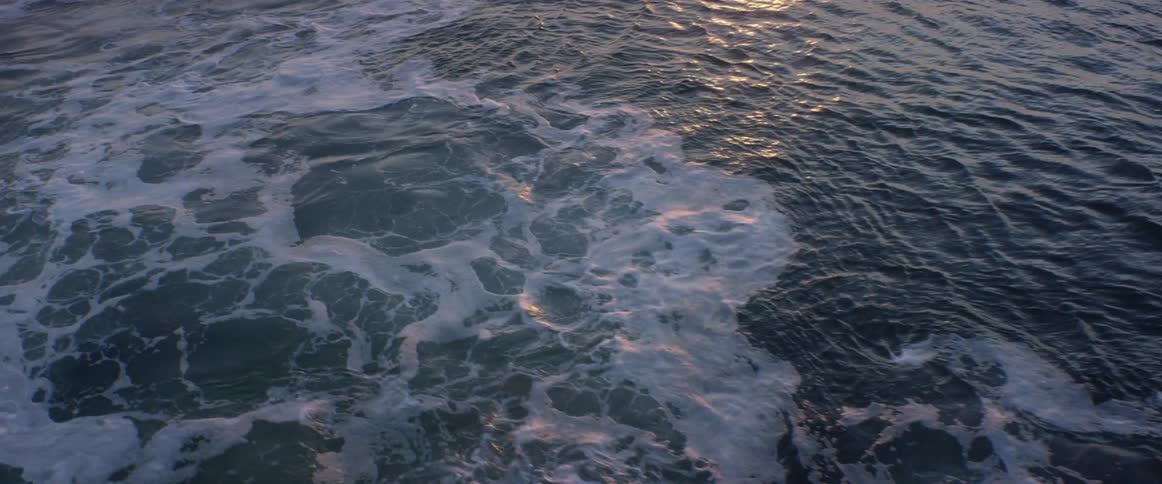 The ocean at dusk