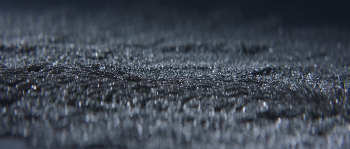 Movement of magnetic metal shavings