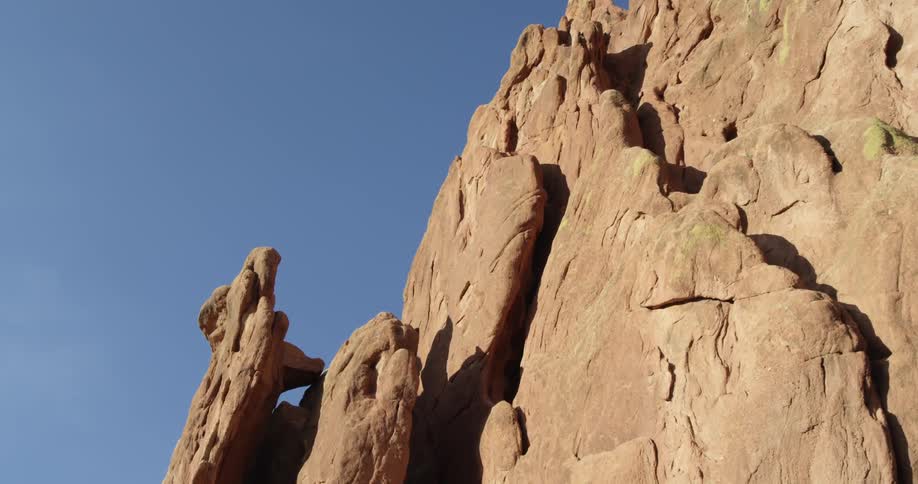 Close up of a large rock cavern