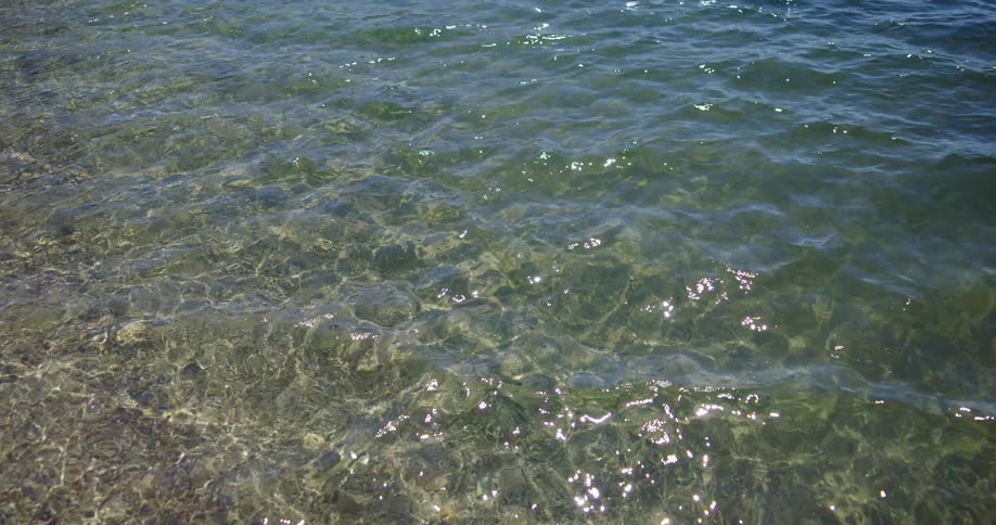 Ripples in a river