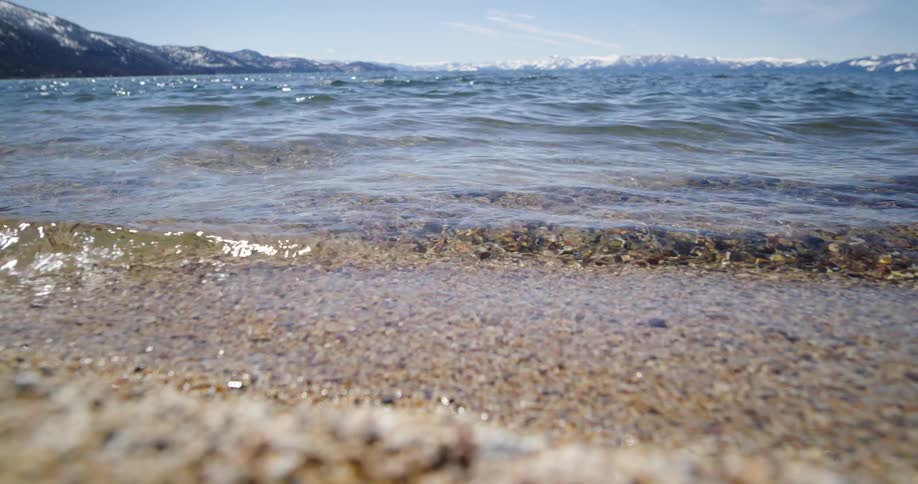 Waves rolling in to the shore