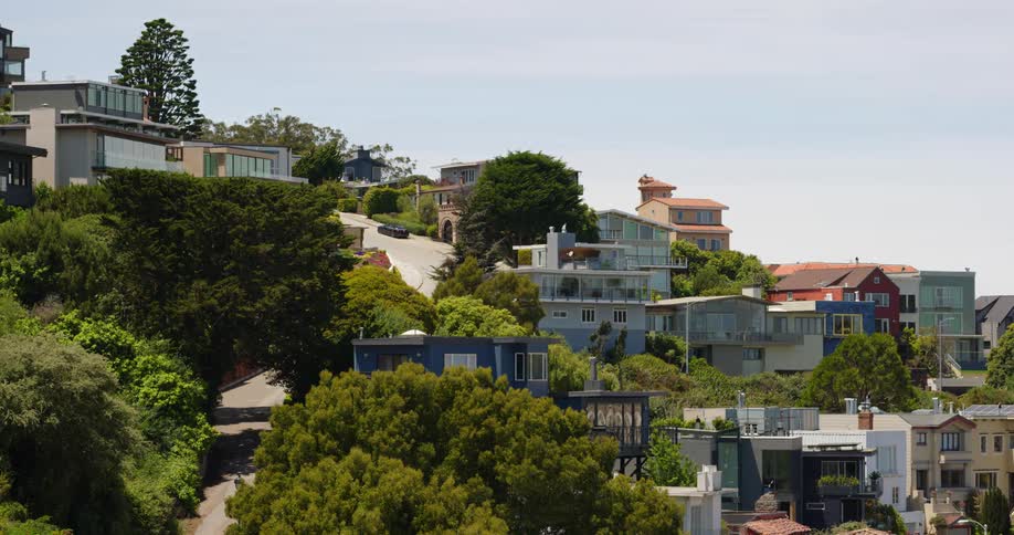 Houses in a neighborhood