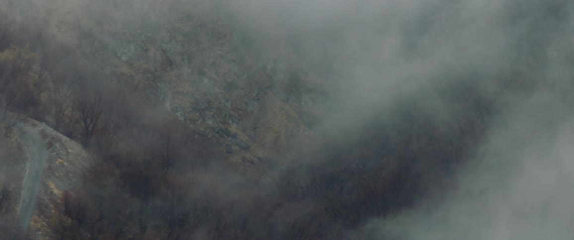 The fog is rolling over the area ahead