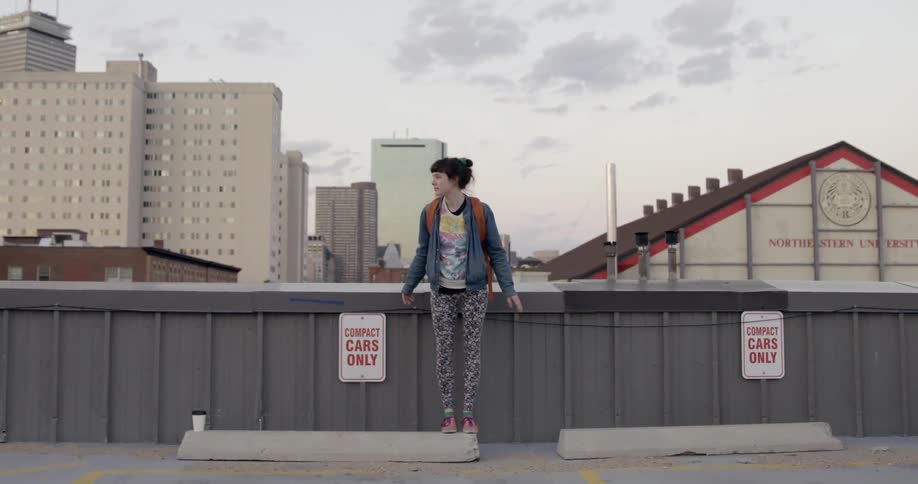 Girl Exploring The City