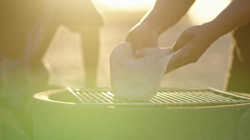 Putting damper on the grill