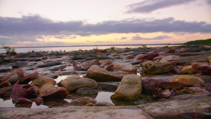 Rocks on the shore