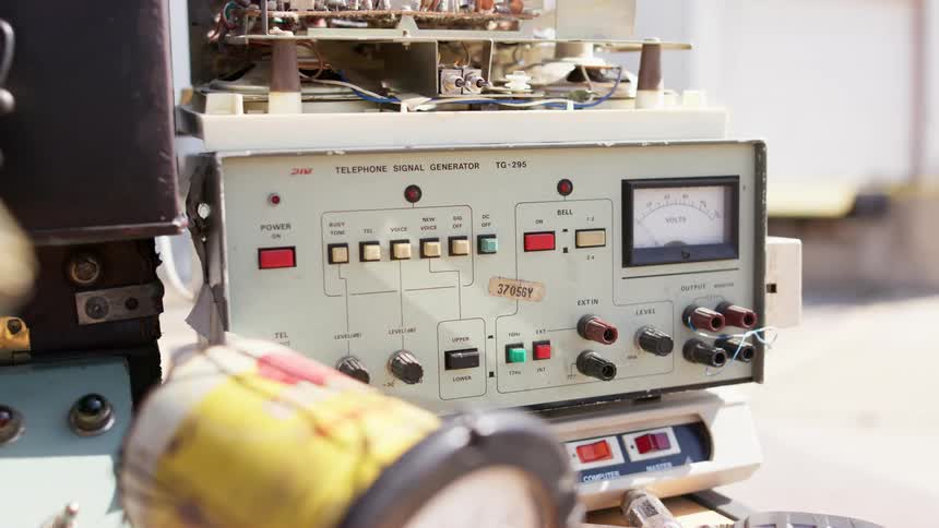 A machine with dials and buttons