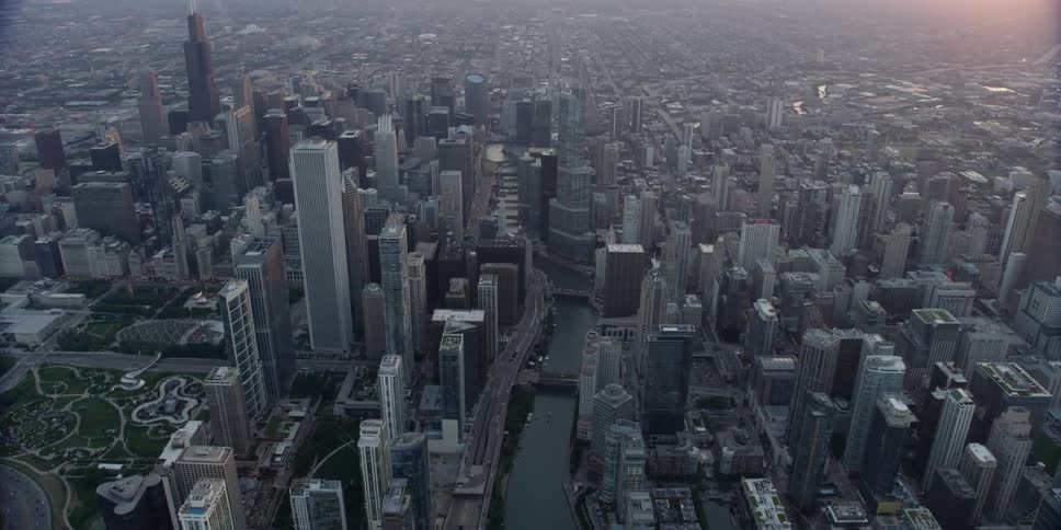 A large city during the day