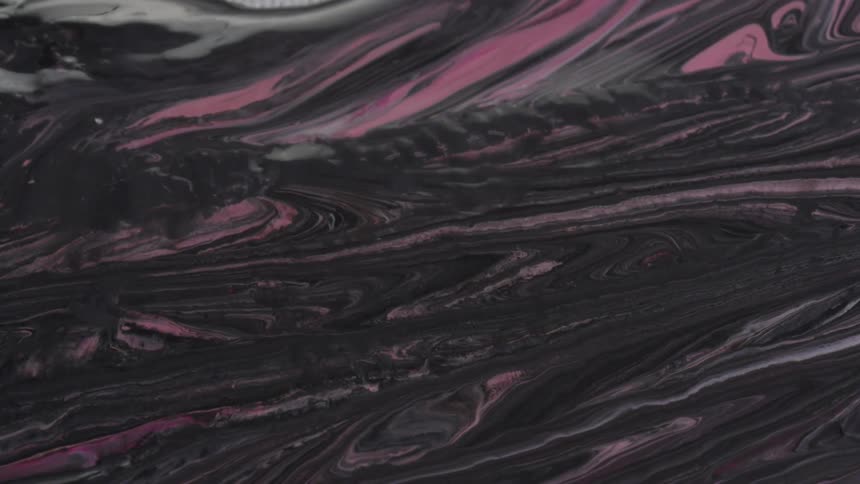 Liquid paint mixing together