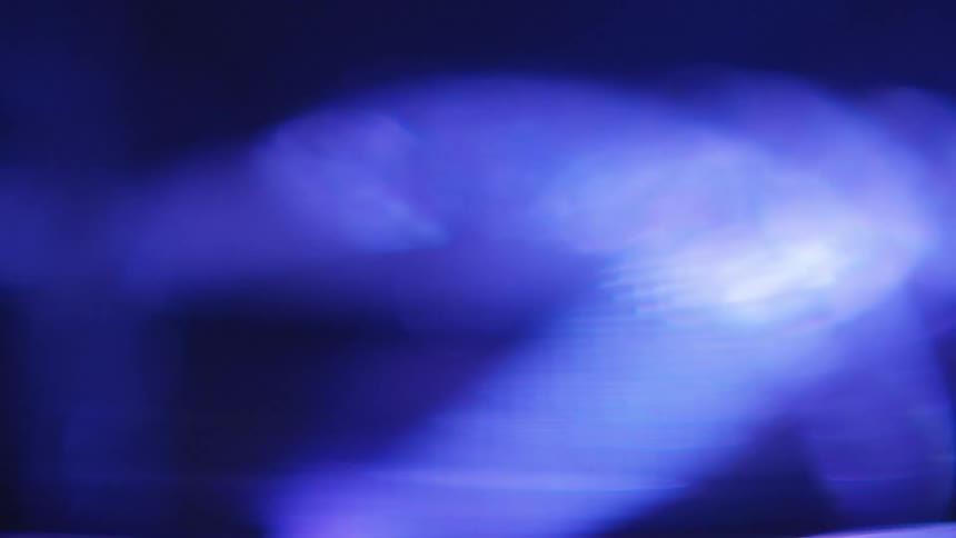Abstract purple and blue out of focus shapes