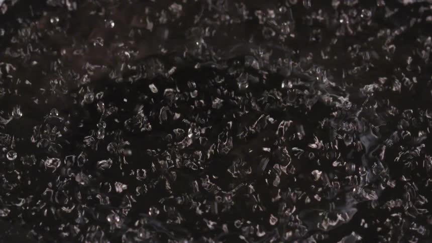 Bubbles forming as water boils