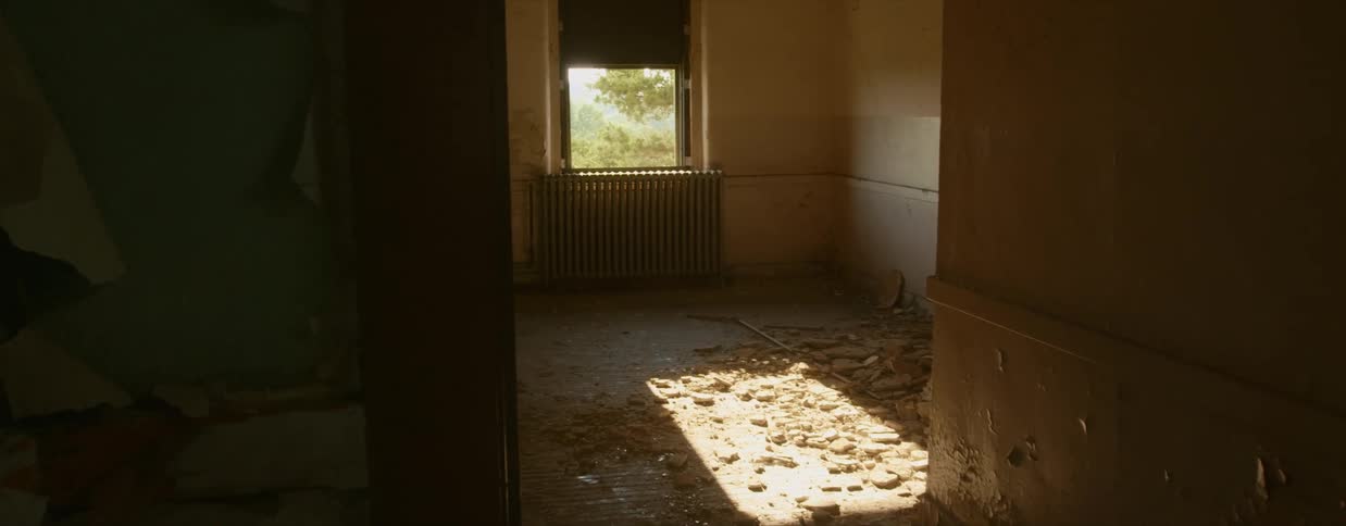 Walking into an abandoned room