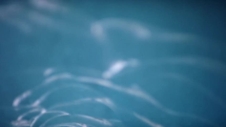 Frozen ice with the light reflecting on it