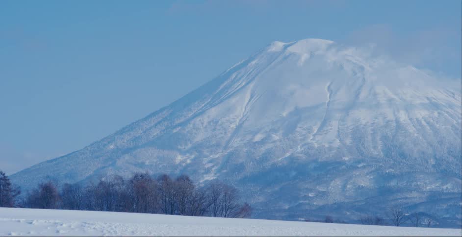 Mount fuji in winter