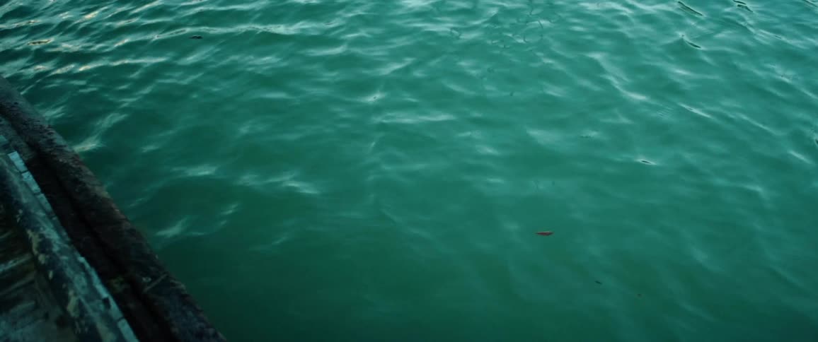 Ocean water is displayed during the day