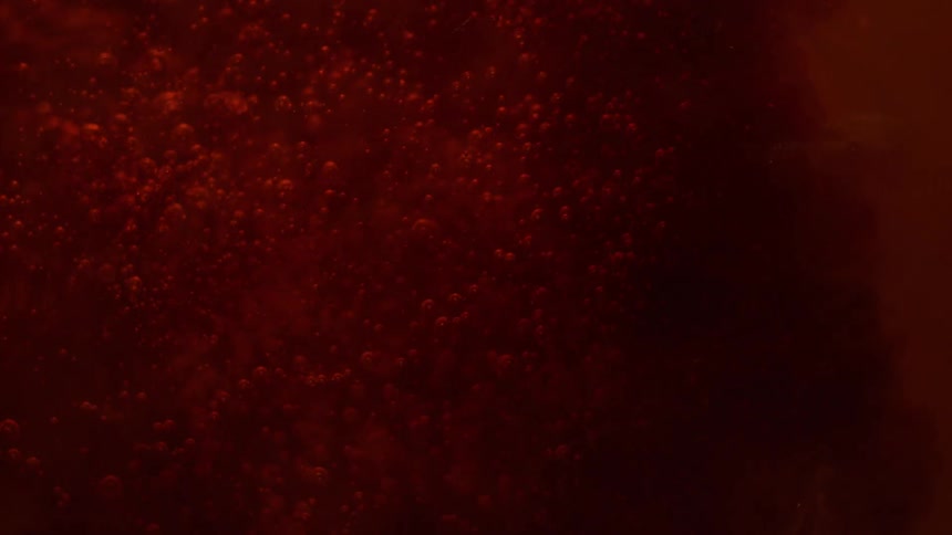 Large waves move in the red water