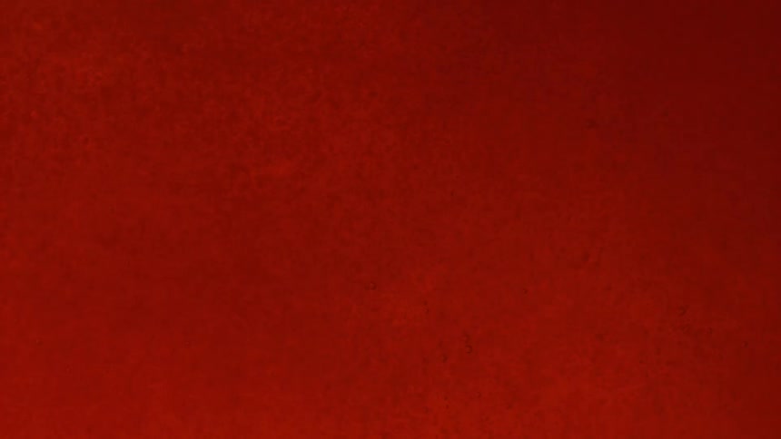 A red cloud moves in the dark