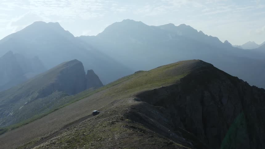 Car Camping Atop Mountains Aerials