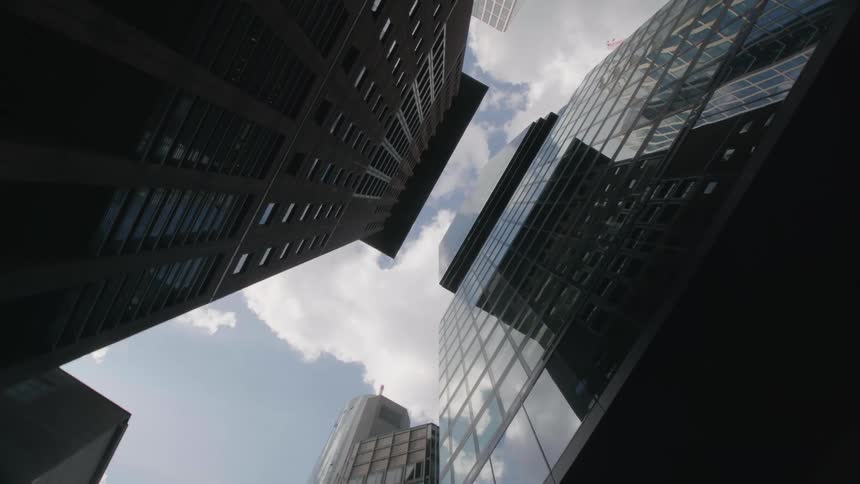 Skyscrapers sit just feet above in a city