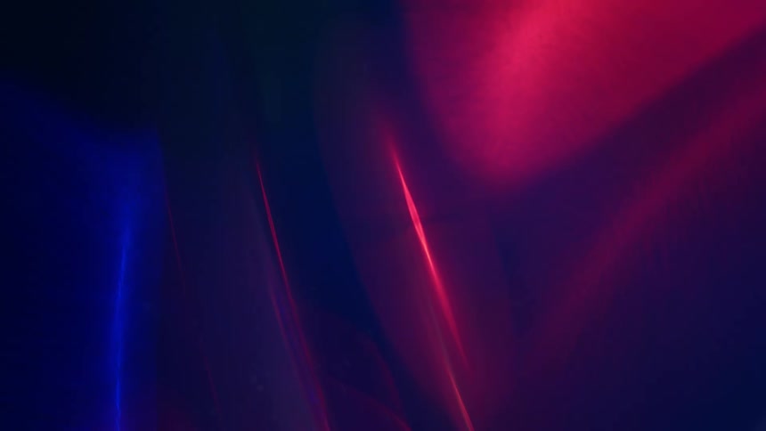 Abstract footage of red and blue lights shining