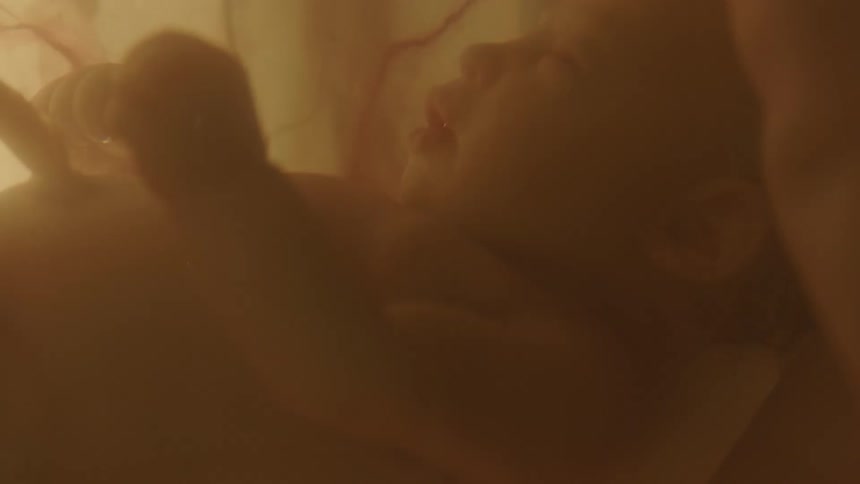 Baby inside a womb