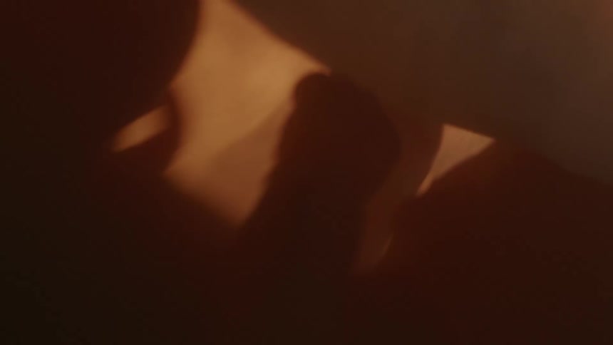 A fetus floating in utero