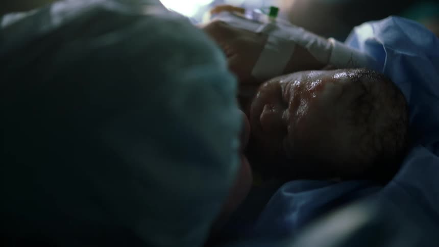Child being born