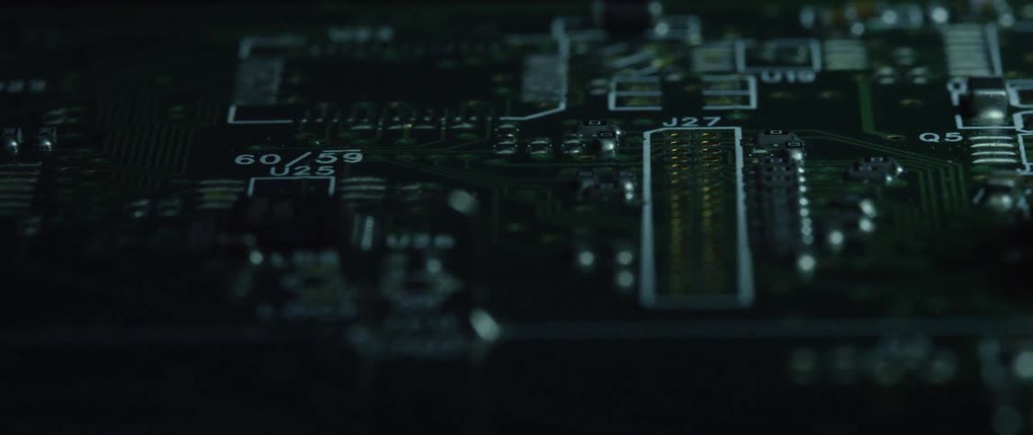 A close up of a circuit board