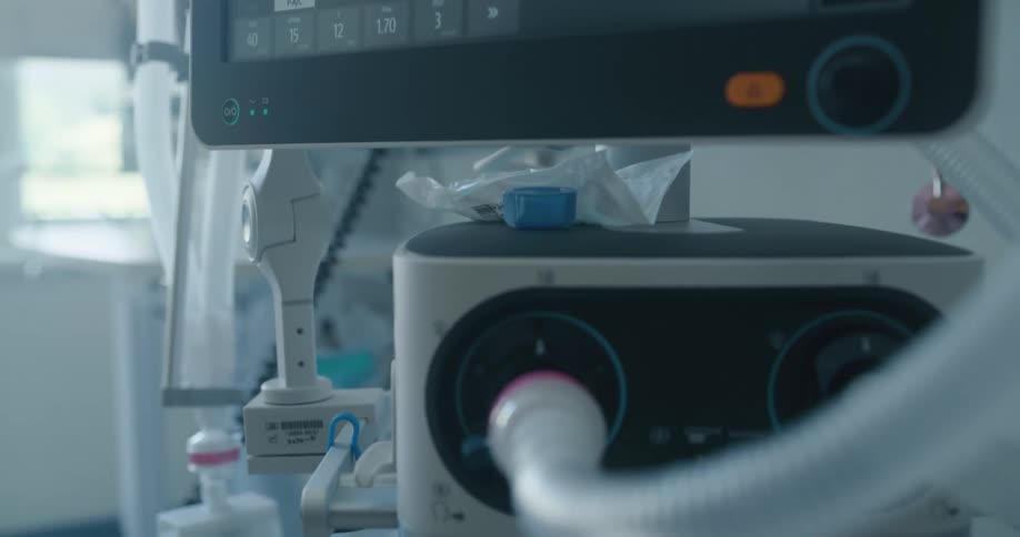 Medical equipment in a hospital