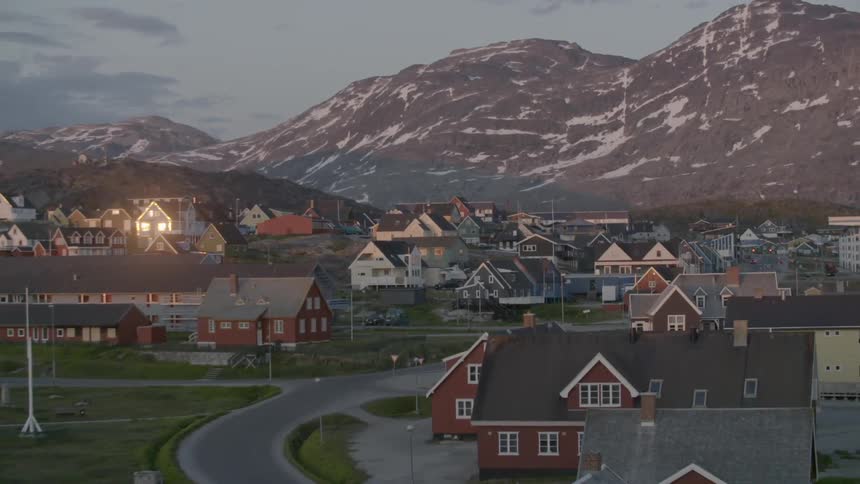 A city near mountains