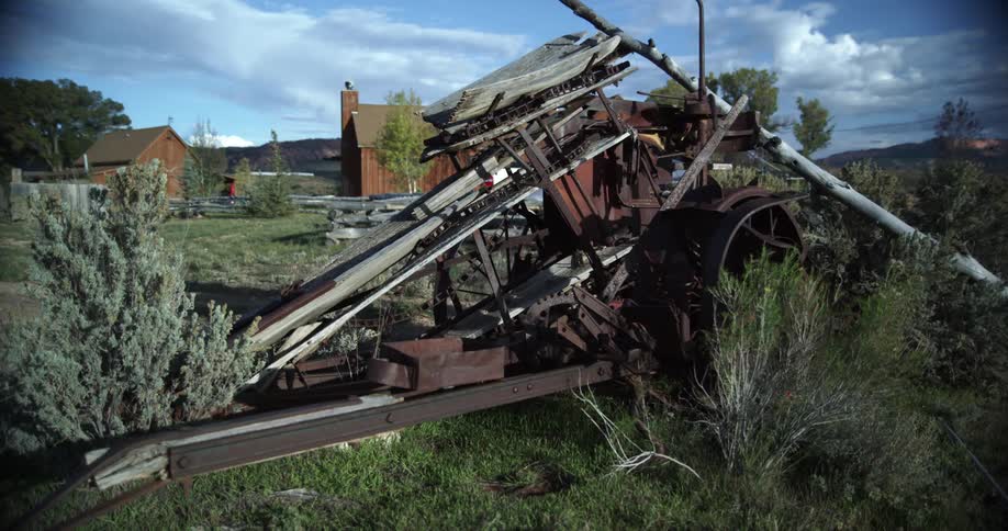 Machine in the grass