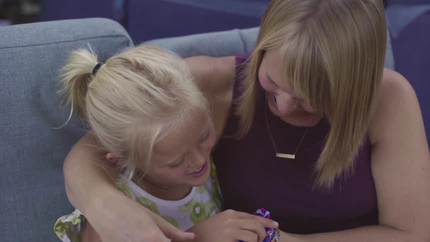 Family playign with each other