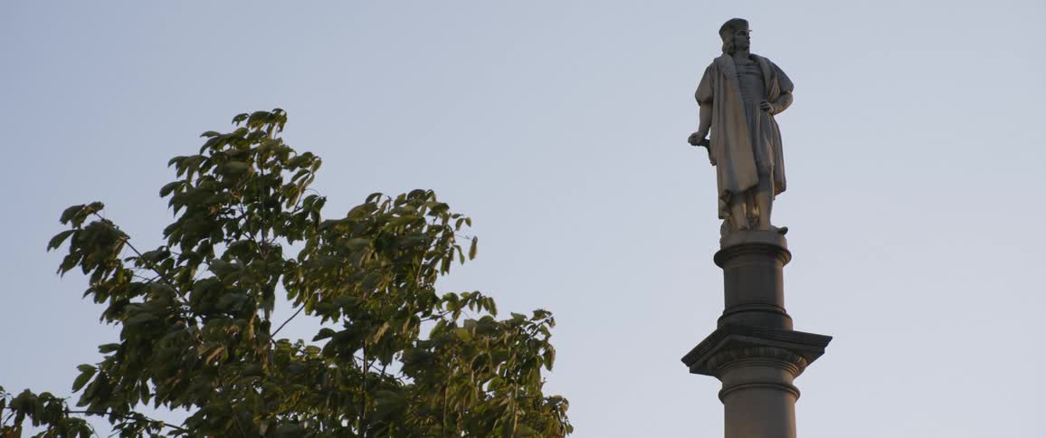 A sculpture outdoors