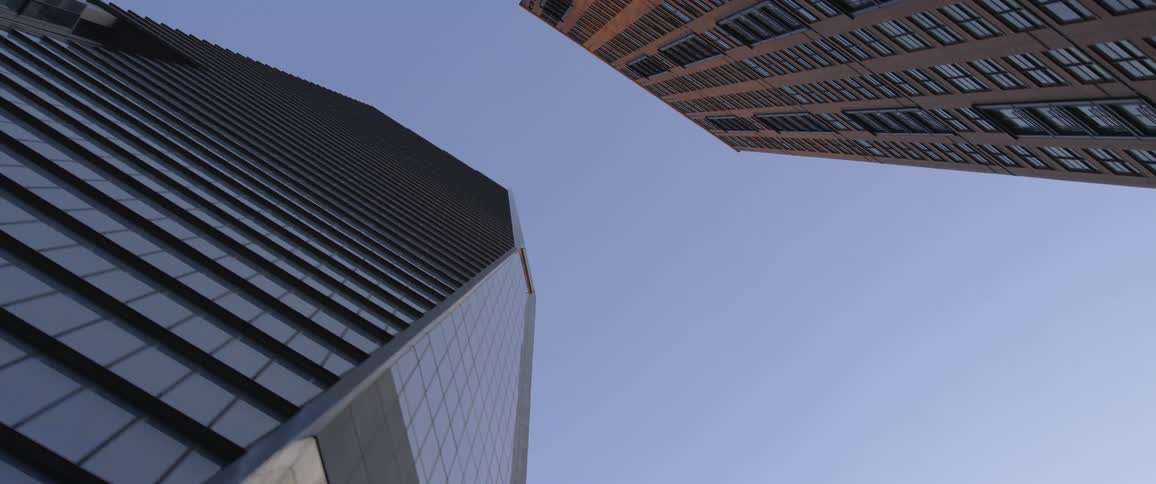 Tall buildings in an urban environment