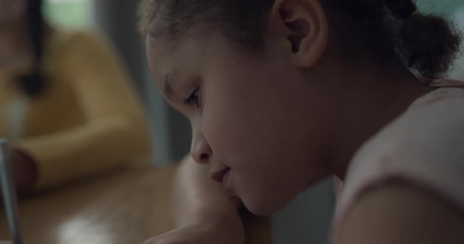 A child writing