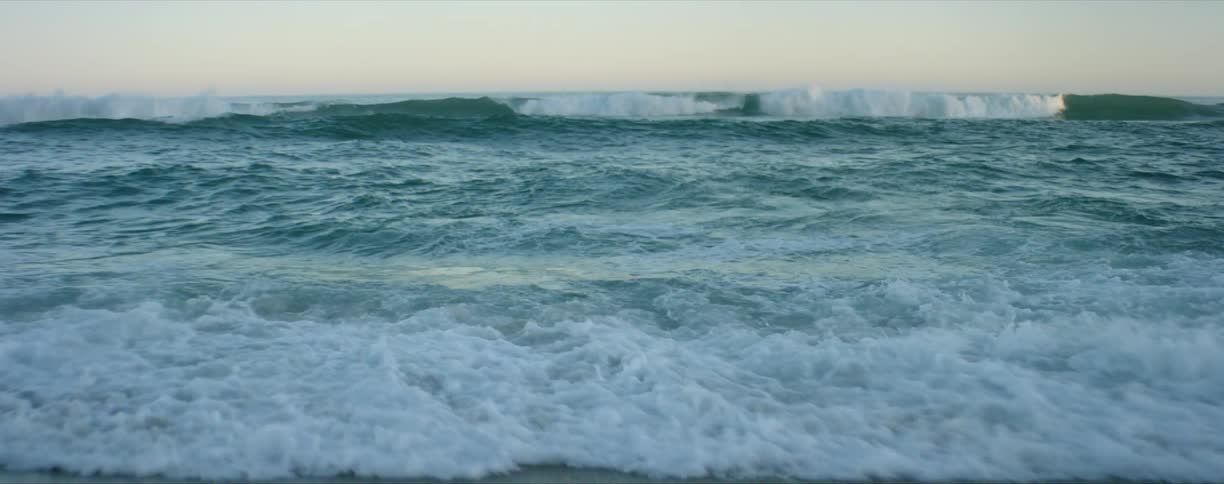 Ocean producing waves