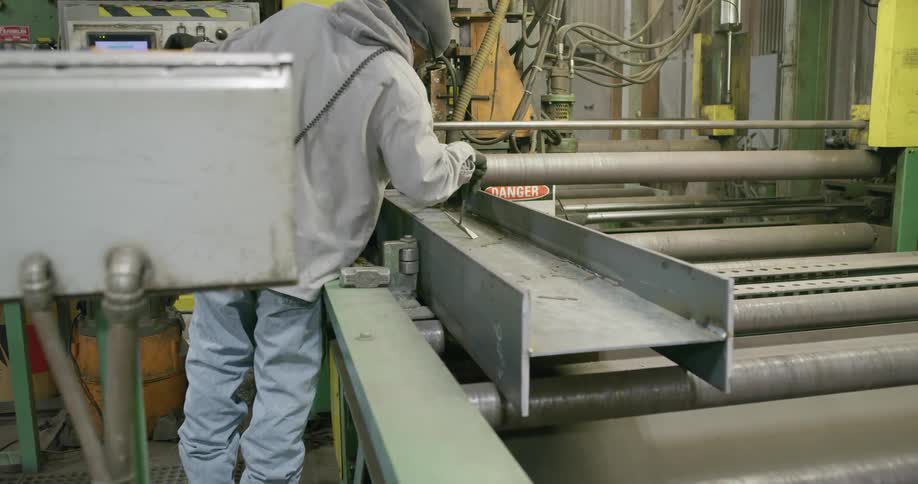 A man working at a factory