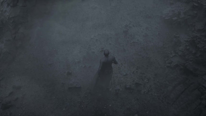 A man is walking over the field