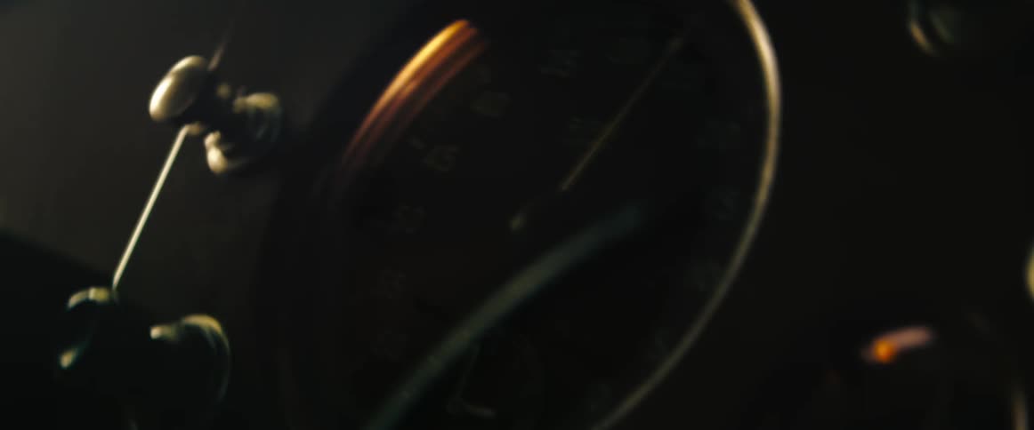 Speedometer shows speed dropping in shadowed vehicle