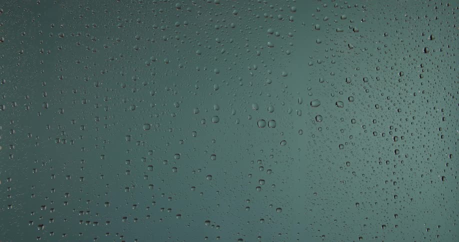 Gray background with water droplets